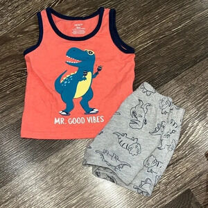 Mr. Good vibes tank & short set